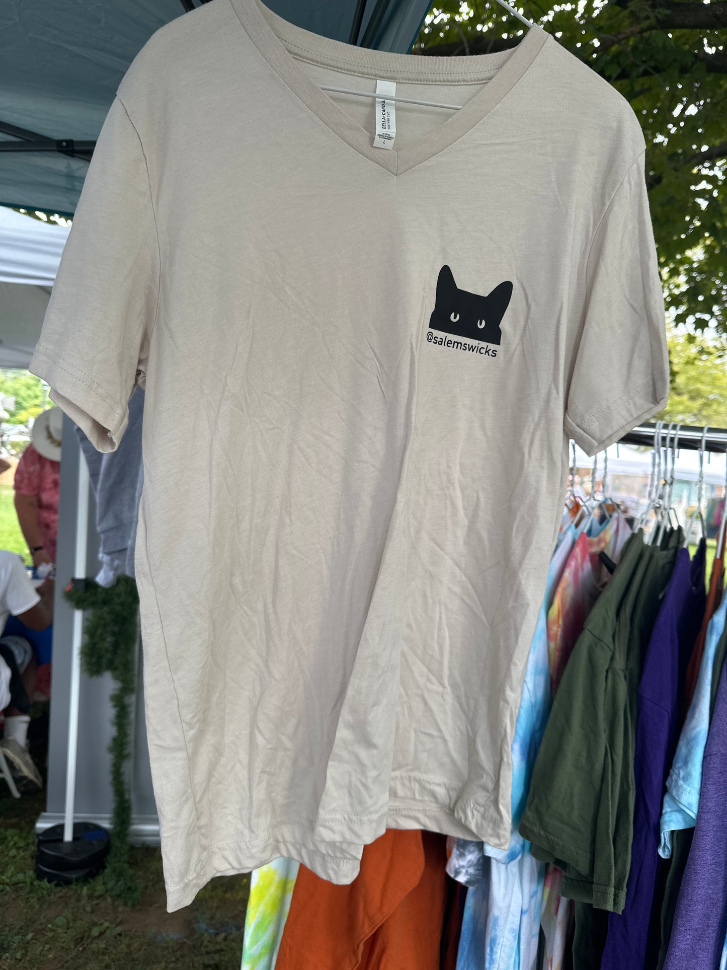 Tan Vneck Tshirt