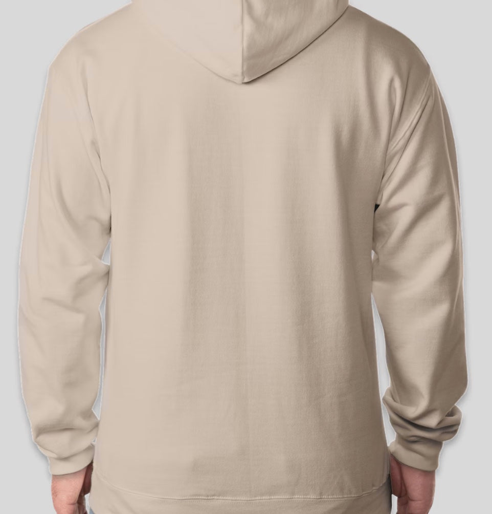 Beige Pullover Hoodie