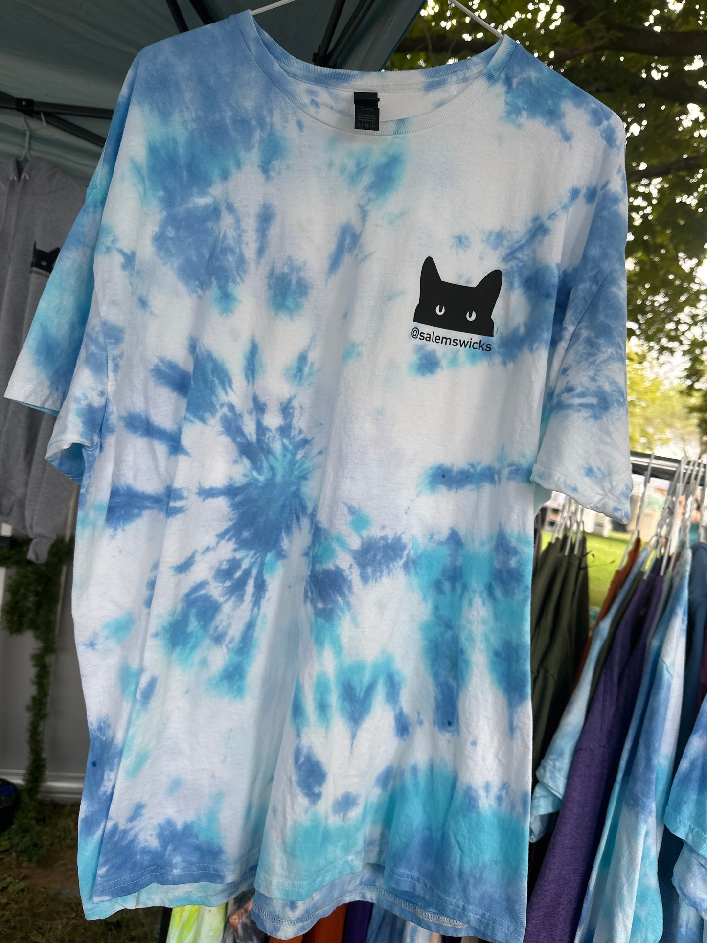 Blue and White Tie Dye