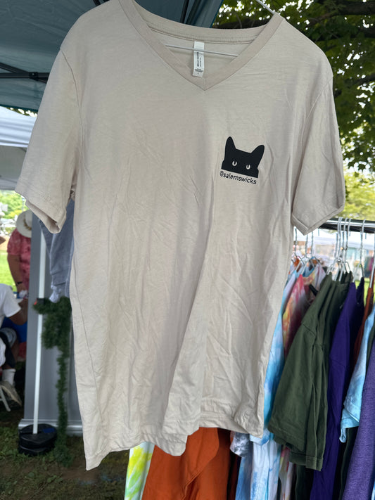 Tan Vneck Tshirt